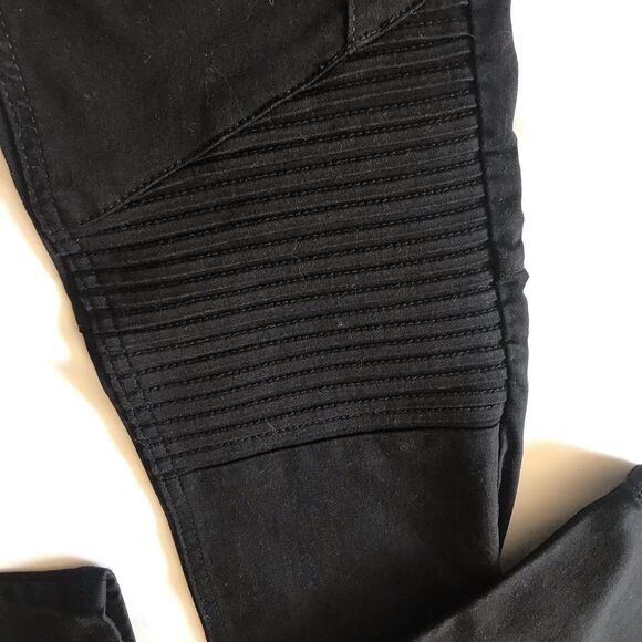 H&M Mama Womens Maternity Black Pull On Jegging Pant Skinny 10 Over Bump Stretch - Picture 6 of 11